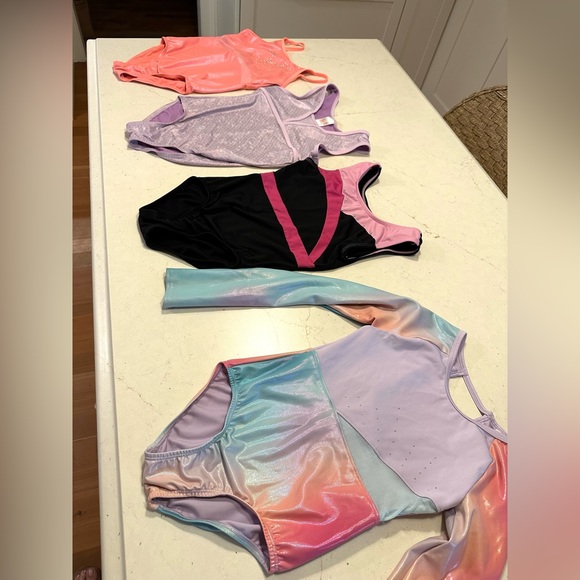 Girl’s Gymnastics Leotards Small & Medium - Picture 1 of 8